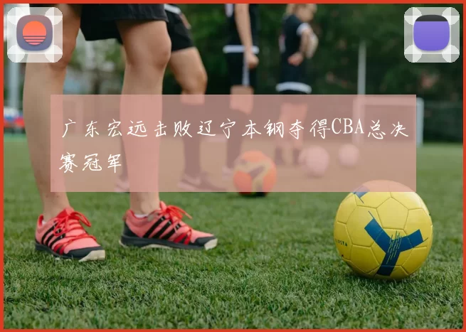 广东宏远击败辽宁本钢夺得CBA总决赛冠军