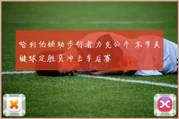 哈利伯顿助步行者力克公牛 末节关键球定胜负冲击季后赛